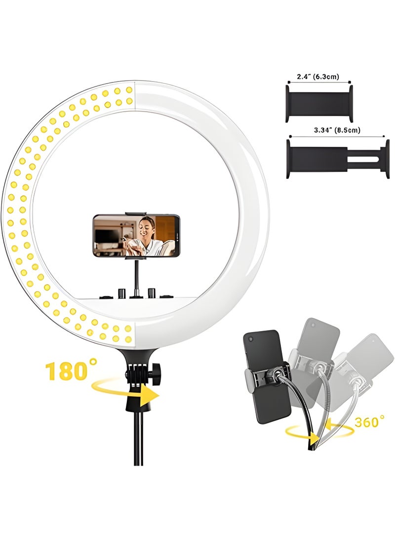 ني فو رينج لايت NeePho NP-L15 بحجم 10 بوصة مع ترايبود قابل للتمديد حتى 2.1 متر وتحكم بلوتوث وإضاءة ثلاثية الألوان - Image 2