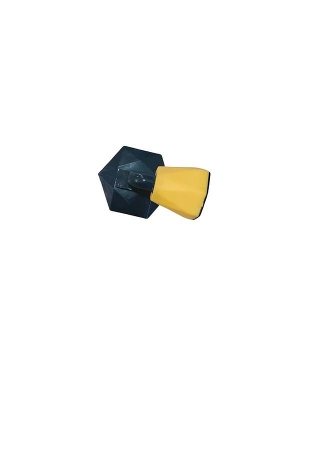 Yellow Self Adhesive Door Stopper No Drilling Quiet Closing Hexagonal Anti Collision Buffer - Image 1