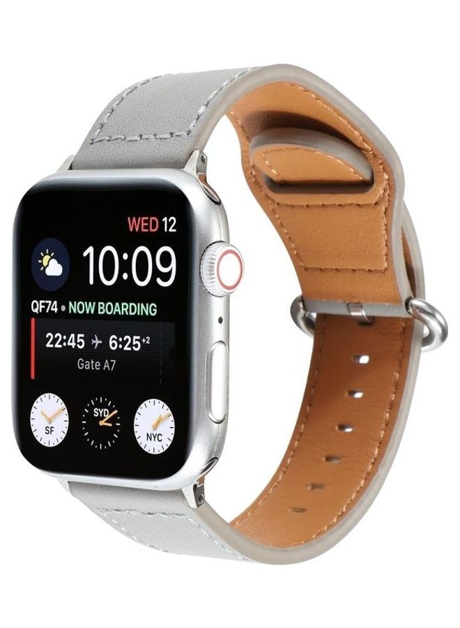 NIBEMINENT Replacement Watchband For Apple Watch Grey - Image 3