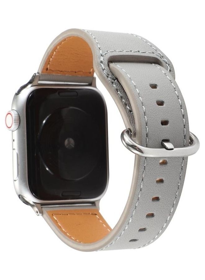 NIBEMINENT Replacement Watchband For Apple Watch Grey - Image 2