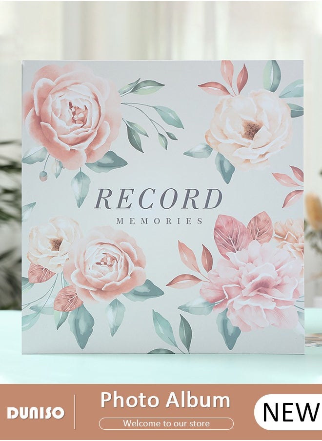 DUNISO Photo Albums, 40 Pages Large Photo Album Self Adhesive Scrapbook Album, Magnetic Self-stick Photos Hand Made DIY Albums, Memory Book Holds 3x5, 4x6, 5x7, 6x8, 8x10 Inch Photos  - Image 1