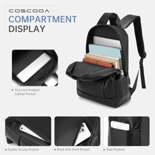 COSCOOA Carry on Travel Backpack 20L,Personal Item Bag 40x30x15cm,16x12x6inch Flight Approved Underseat Travel Bag,Cabin Size Luggage Bag,Mochila de Viaje,15.6 inch Laptop Backpack - Image 5