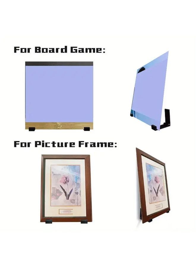 Modern Wall Mounted Coat Hooks 2PCS Black Heavy Duty Aluminum Space Saving Hangers - Image 5