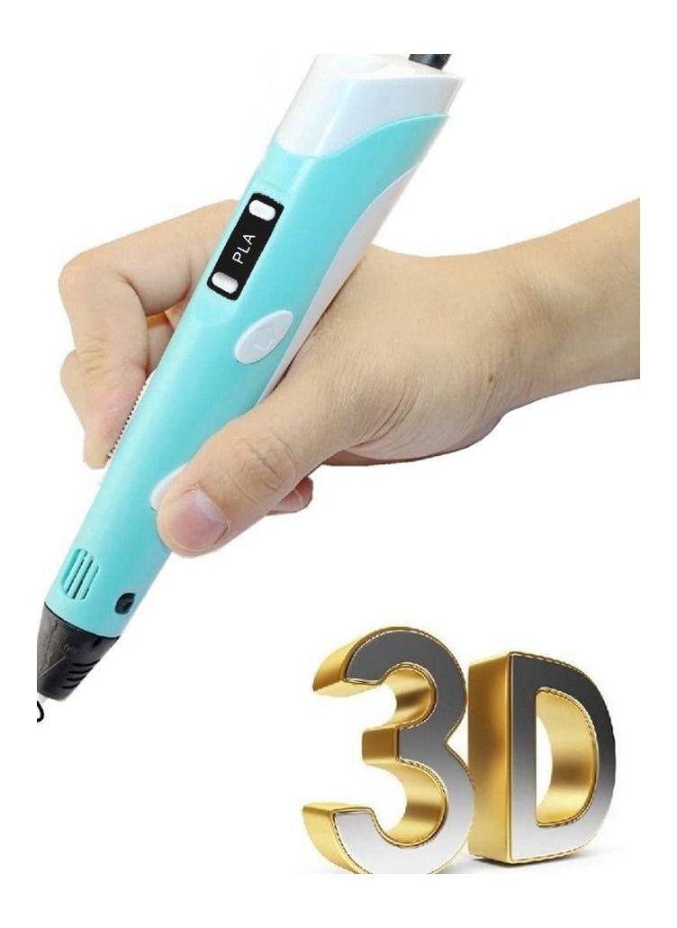 3D Drawing Pen with LCD Display – Adjustable Speed and Temperature Control for Kids and Adults | 3D Art Pen