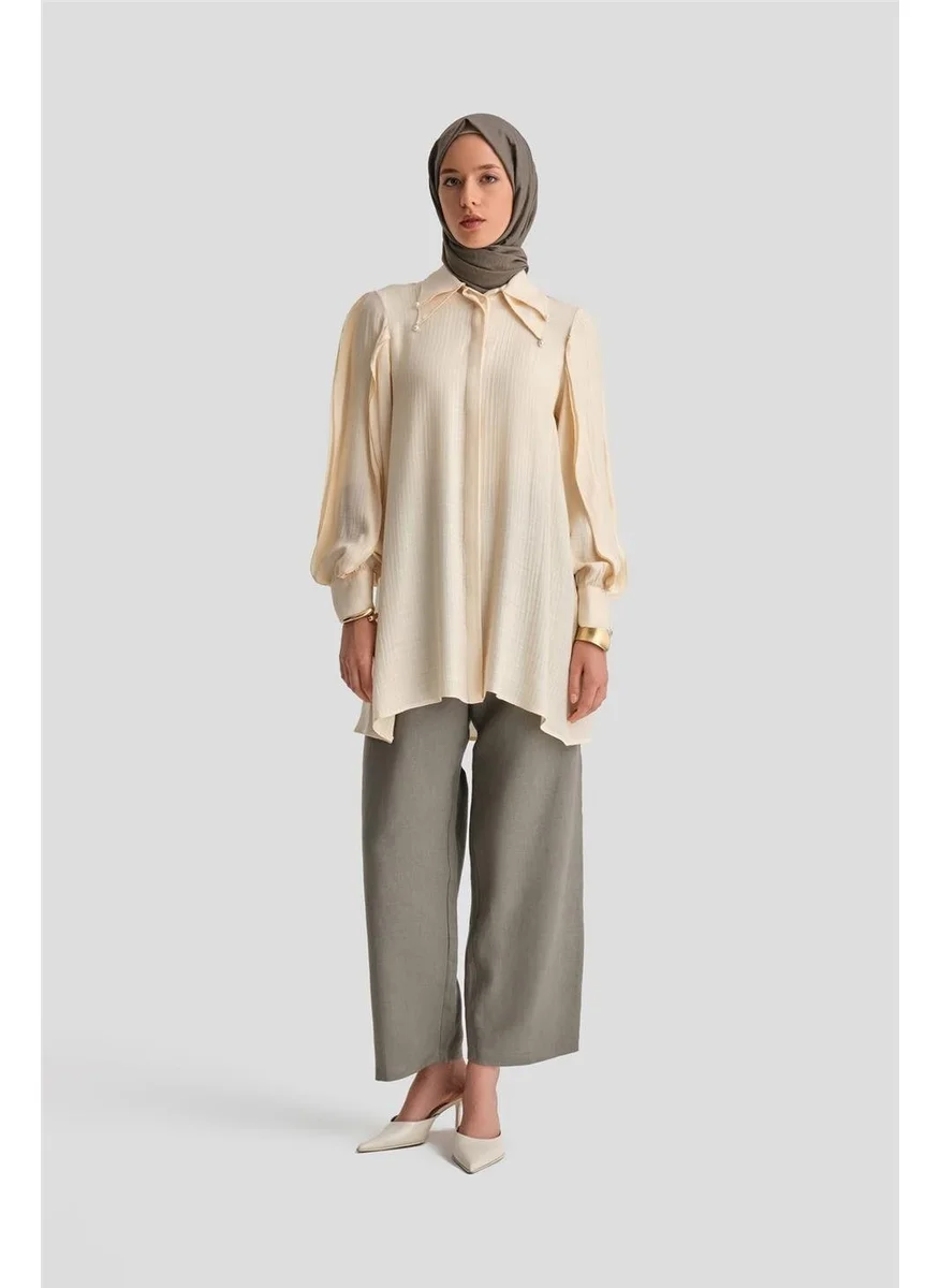 ARMINE Ruffle Tunic 24Y4032 Moonstone