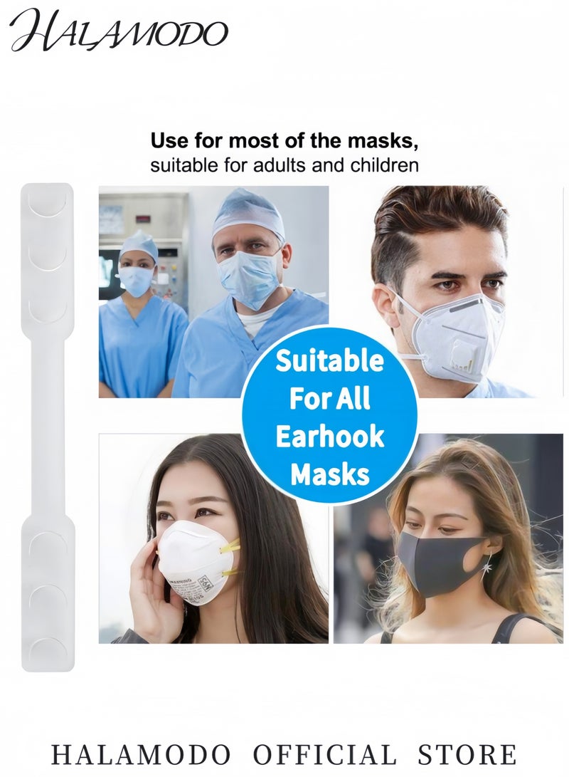HALAMODO 10 PCS Adjustable Mask Extension Strap for Adults and Kids Comfortable Elastic Ear Saver Universal Mask Strap Extension Soft and Durable Face Mask Ear Protector Reusable and Convenient for Daily Use - Image 5