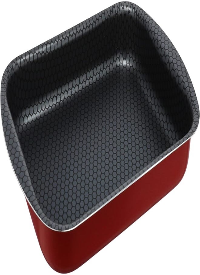 TRUEVAL - Trueval Teflon rectangular casserole RED size 25 RC25B - Image 1