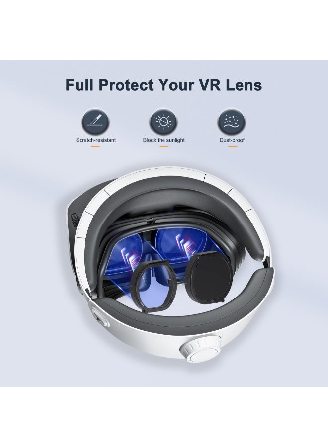 Lens Protector Cover Kit for PSVR2, Protector Accessories Compatible with Playstation VR2, Glasses Spacer Anti-Scratch Ring with Blue Light Blocking Glasses for PS VR2, Anti-Scratch & Easy to - Image 5