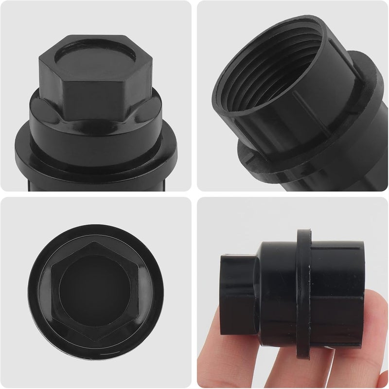 Salior 6PCS Wheel Lug Nut Covers M27x2.0 OEM 15646250,Bolt Covers Caps for Wheel Lug Nuts Protection and Car Decorations,Lug Nut Caps Car Accessories Compatible with Chevrolet GMC Cadillac (6PCS) - Image 5
