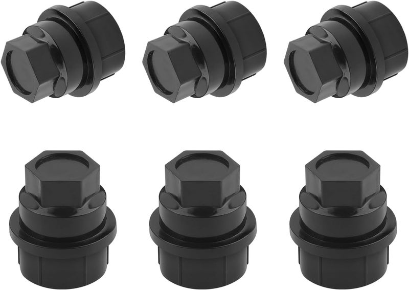 Salior 6PCS Wheel Lug Nut Covers M27x2.0 OEM 15646250,Bolt Covers Caps for Wheel Lug Nuts Protection and Car Decorations,Lug Nut Caps Car Accessories Compatible with Chevrolet GMC Cadillac (6PCS) - Image 1