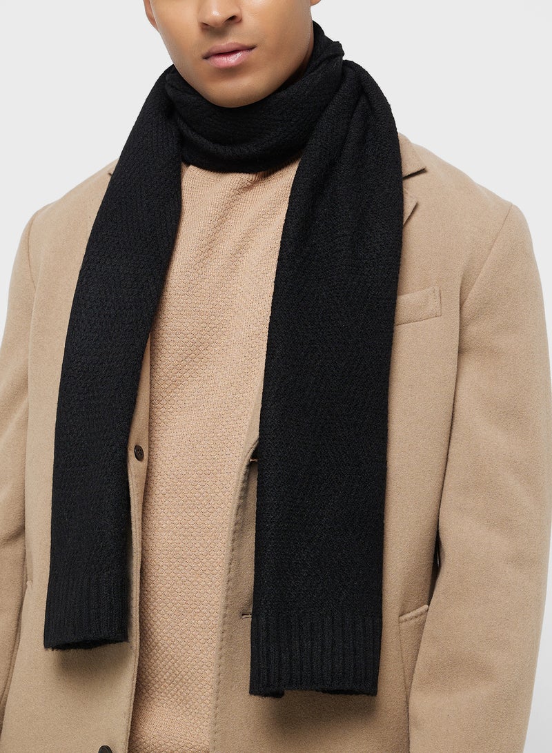 روبرت وود وشاح صوف كاجوال - Image 3