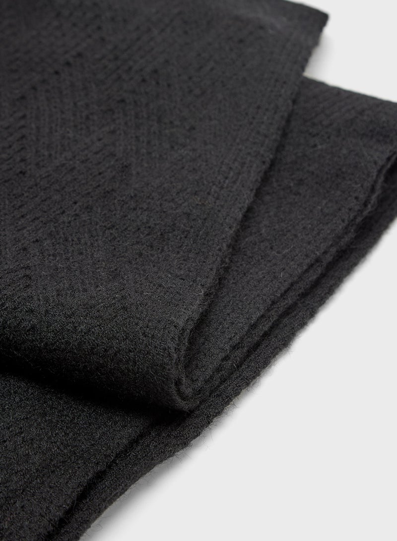 روبرت وود وشاح صوف كاجوال - Image 2