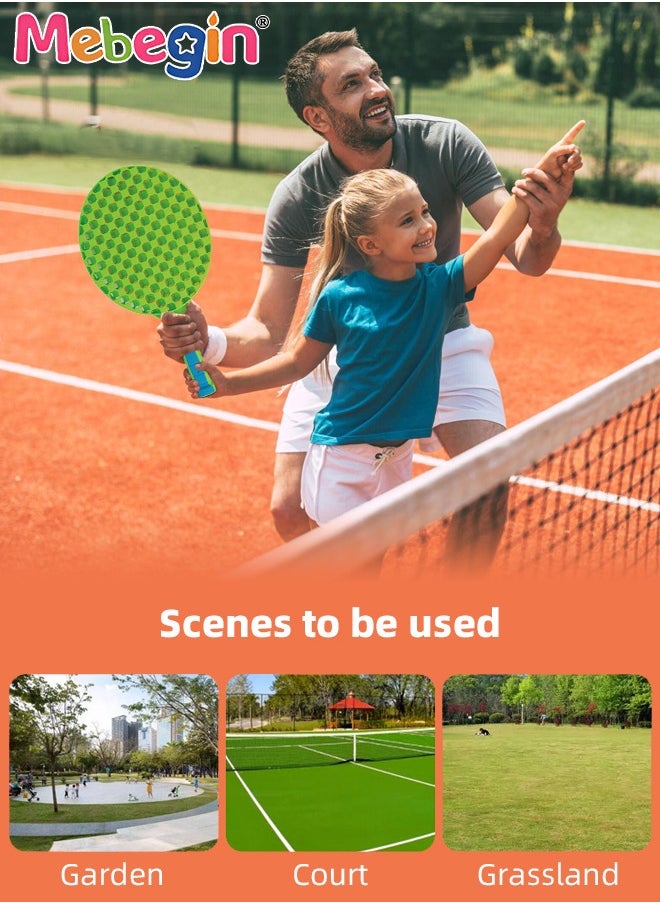 MEBEGIN Tennis Trainer Rebound Ball with 1 String Balls 2 Racket, Solo Tennis Training Equipment for Self-Pracitce, Portable Tennis Training Tool, Tennis Rebounder Kit,Suitable for Beginners Sport Exercise  - Image 4