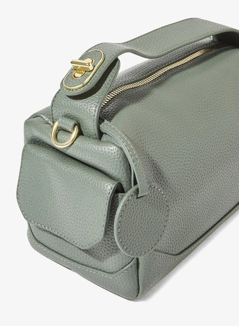 Styli  Green Pebbled Texture Crossbody Bag for Women | Best Price UAE
