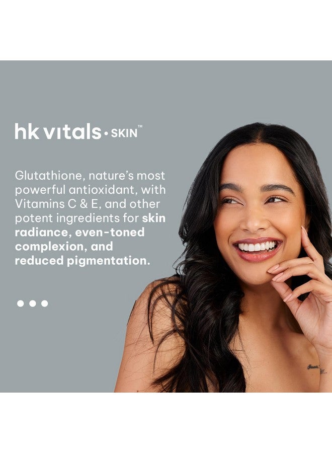 HEALTHKART هيلث كارت إتش كيه فيتالس جلوتاثيون مع فيتامين سي وإي، بيوتين، مستخلص بذور العنب وحمض ألفا ليبويك، دعم مضاد للأكسدة، لتوهج البشرة وترطيبها، 30 كبسولة نباتية، 1 عدد - Image 5