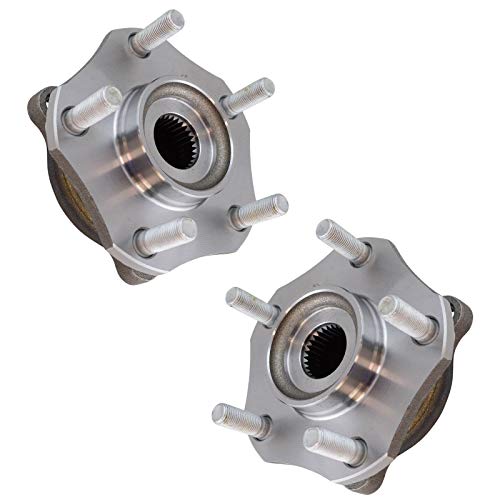 TRQ Front Wheel Hub Bearings Assembly Set Compatible with 2014-2023 Nissan Rogue 2017-2022 Rogue Sport - Image 1