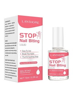 Lanthome Nail Biting Treatment for Kids, Natural Thumb Sucking Pain Relief for Kids, Bitters, Plant Extracts (15ml)  - Image 1