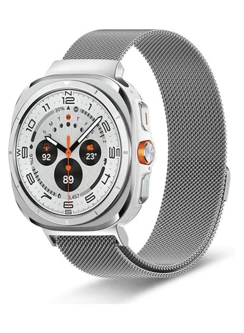 Magentic Metal Strap Samsung Galaxy Watch 7 Ultra 47mm (2024) - Silver