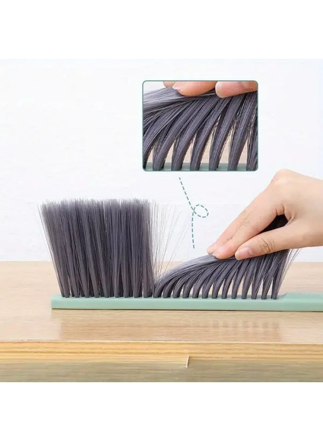 فرشاة تنظيف سرير يدوية مكنسة جامع غبار ثابتة شعيرات ناعمة خفيفة الوزن لون عشوائي - Image 5