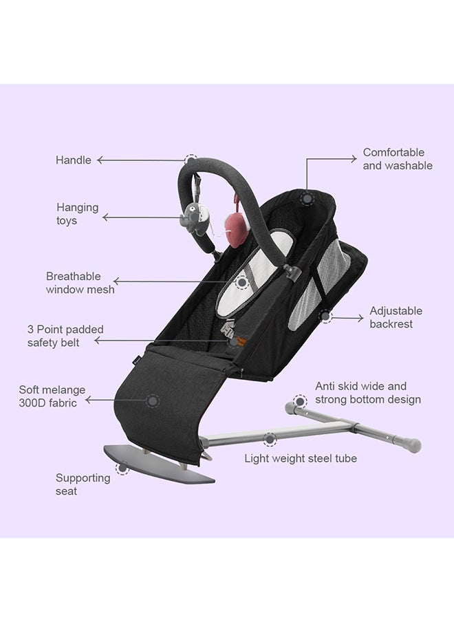 TEKNUM Baby Bouncer with Grab Toys - Black - pzsku/ZF2CDDA214CD64B65999FZ/45/_/1720708183/5705ab23-0c4b-49bb-917b-d3f9757616bd