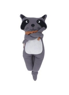 نيبمينينت Animal Doll Stuffed Raccoon Toy Soft Plush Figure Home Decoration for Family Friends  - Image 1
