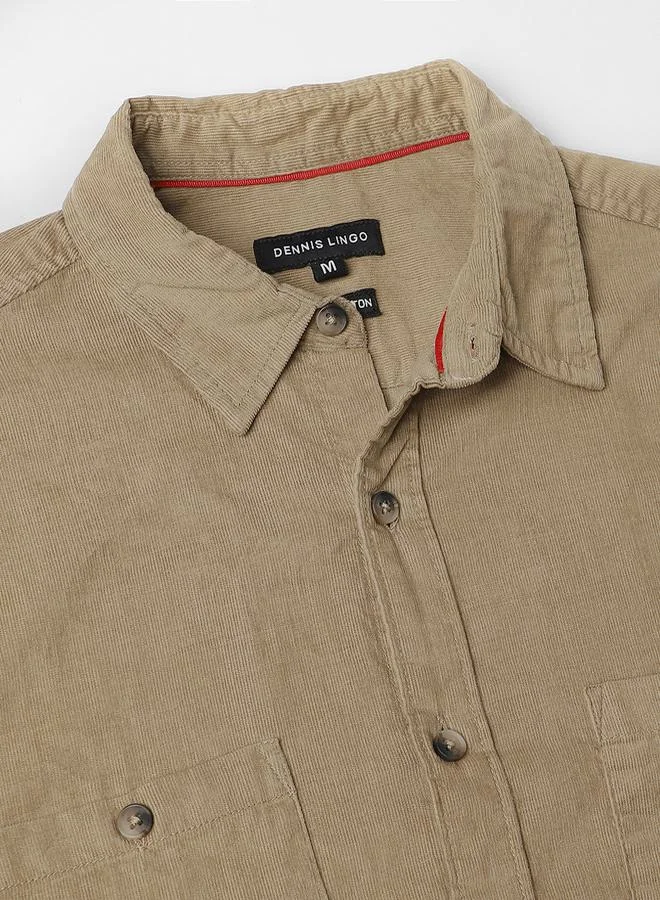 Dennis Lingo Casual Shirt with Patch Pocket by Styli