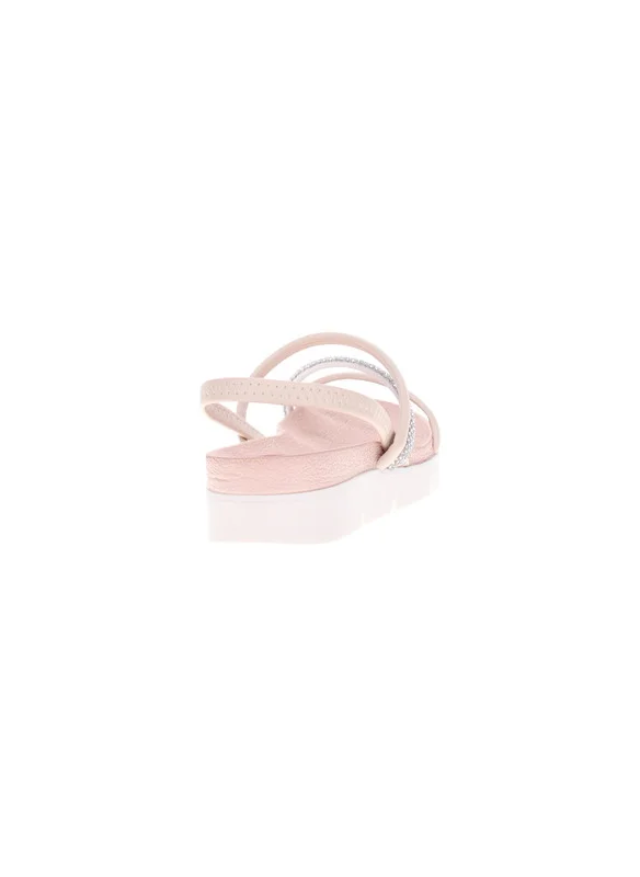 Beira Rio Beira Rio Ladies Flat Sandals Cream | Made In Brazil