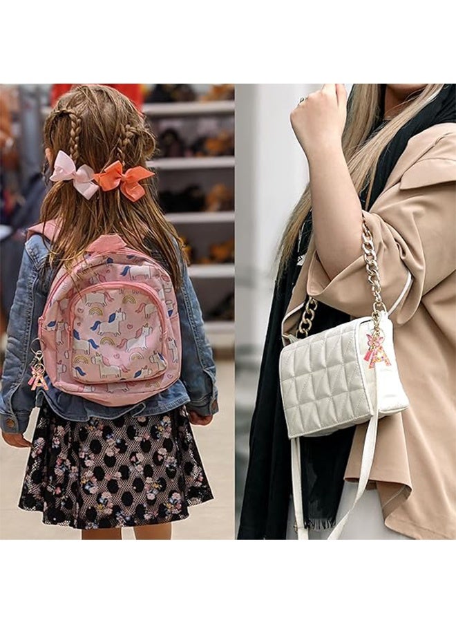 اتش واي الأبجدية أولي الحرف سلسلة المفاتيح مع شرابة أزياء سلسلة المفاتيح فراشة قلادة مفتاح الدائري لطيف سلسلة المفاتيح للنساء الفتيات المحافظ حقيبة يد حقيبة اليد سلسلة المفاتيح السيارة سلسلة مفاتيح شرابة سلسلة المفاتيح - Image 4