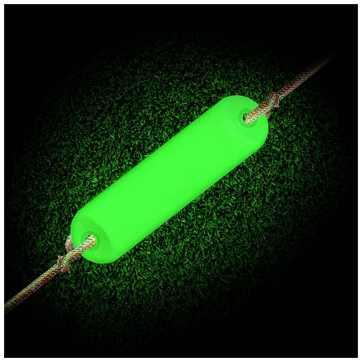 GLO-X Glow Markers - Powerful Glow in The Dark Camping Accessories for Tent Campers - Solar Powered (Straight Marker) - Image 1