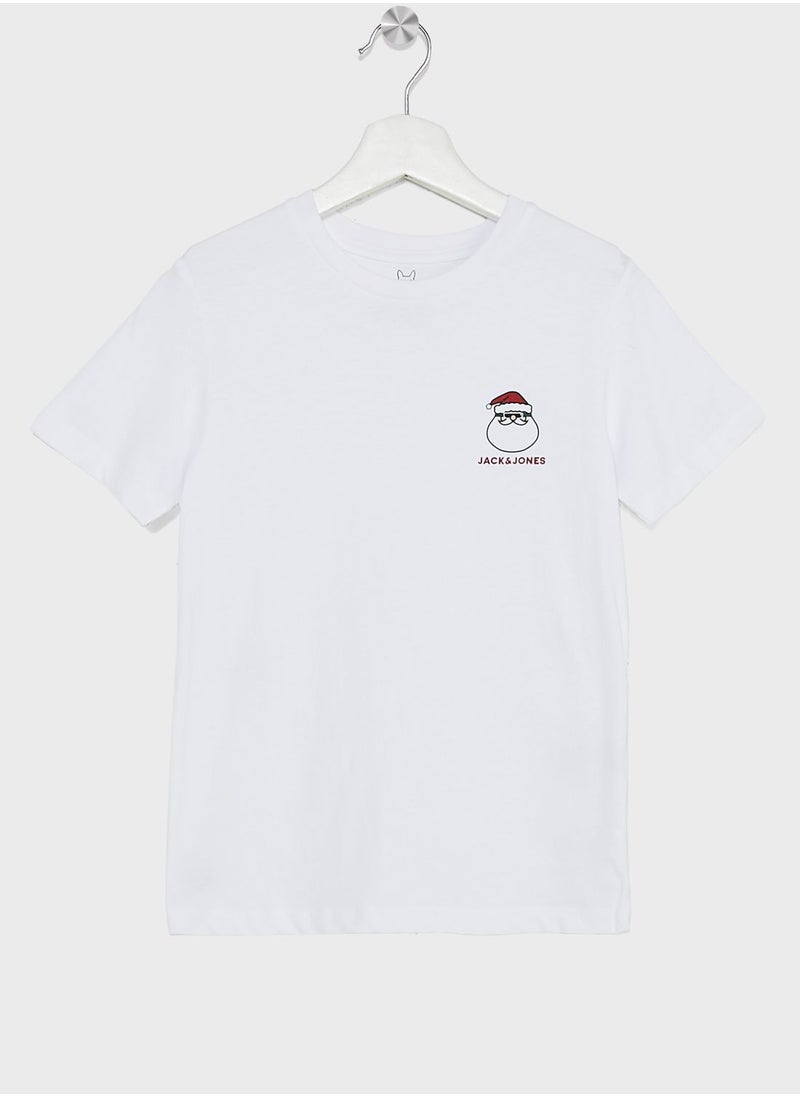 Jack & Jones Junior - Youth Printed T-Shirt & Sweatpants - Image 1