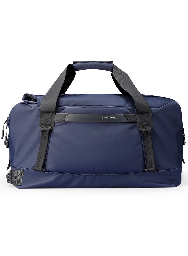 Mark Ryden MR-5045 Blue Travel Duffel Bag for Men – 30L Large Capacity, Dry-Wet Separation, Oxford Water-Resistant Gym and Travel Shoulder Bag - Image 1
