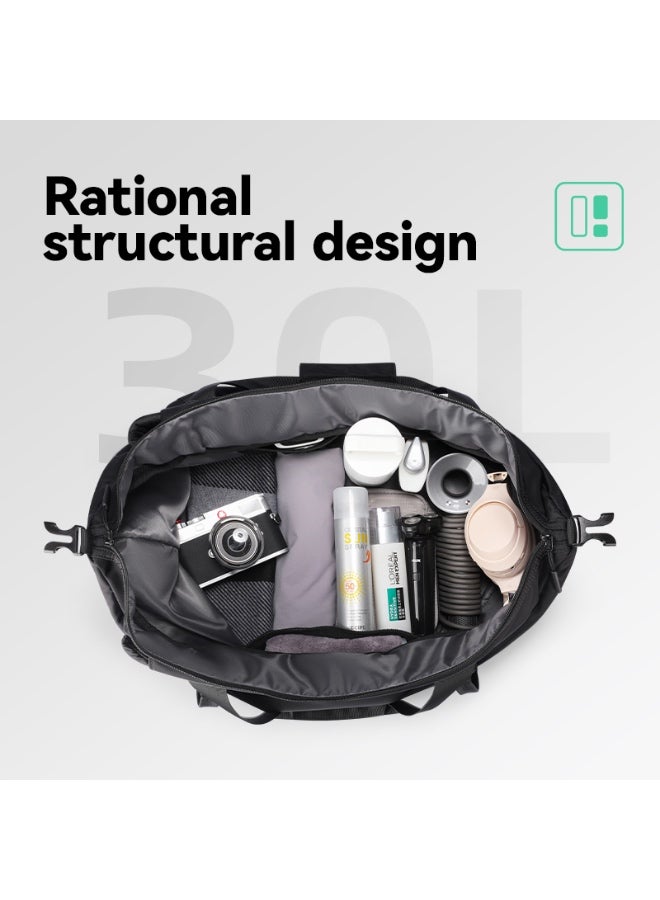 Mark Ryden MR-5045 Blue Travel Duffel Bag for Men – 30L Large Capacity, Dry-Wet Separation, Oxford Water-Resistant Gym and Travel Shoulder Bag - Image 4