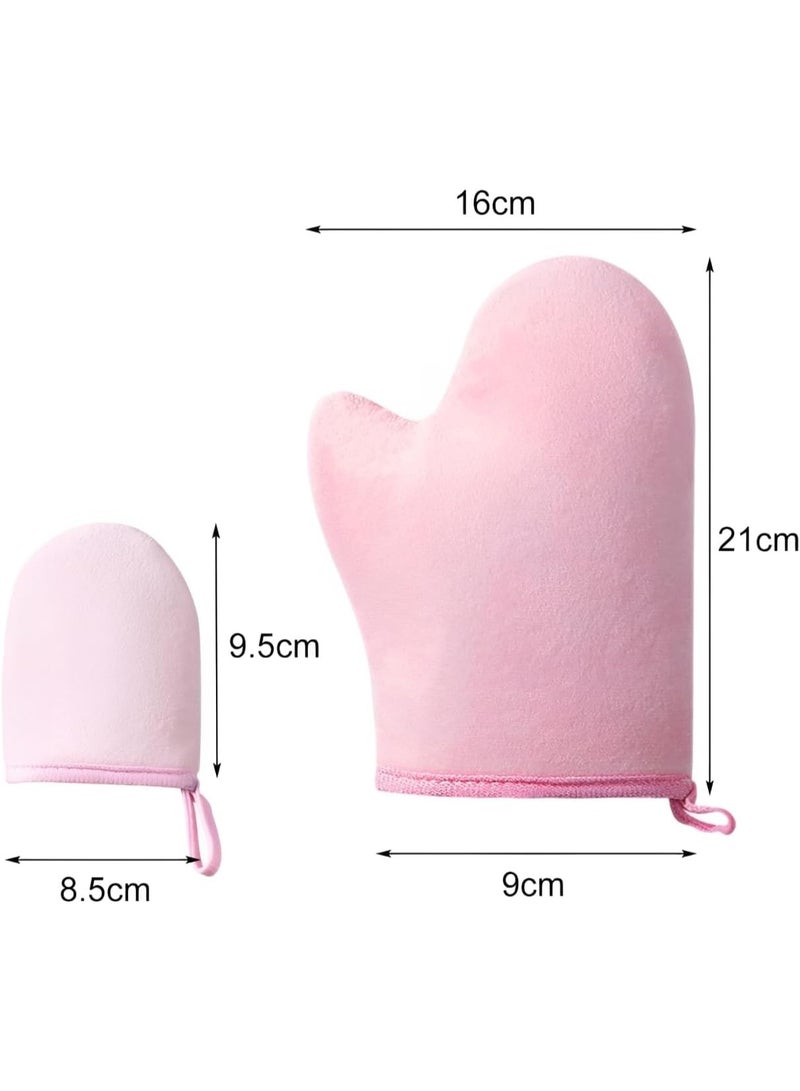 No brands 2 Pieces Self Tanning Body Glove Self Tan Mitt Applicator Self Tanning Body Mitt for Self Tanning Cream Body and Accelerator Enhancer - Image 2