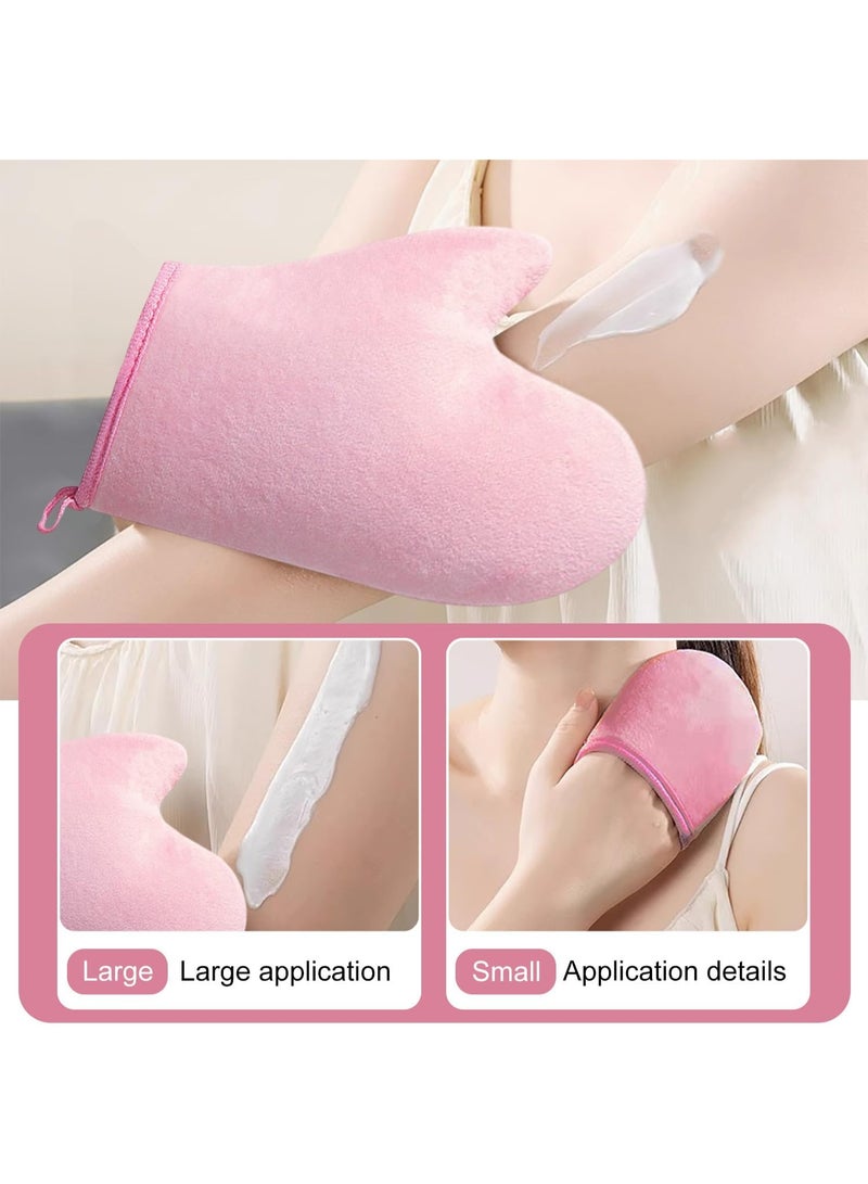 No brands 2 Pieces Self Tanning Body Glove Self Tan Mitt Applicator Self Tanning Body Mitt for Self Tanning Cream Body and Accelerator Enhancer - Image 4