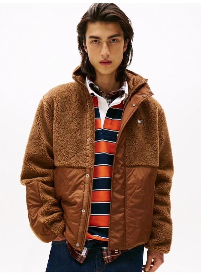 Quilted Teddy Relaxed Jacket