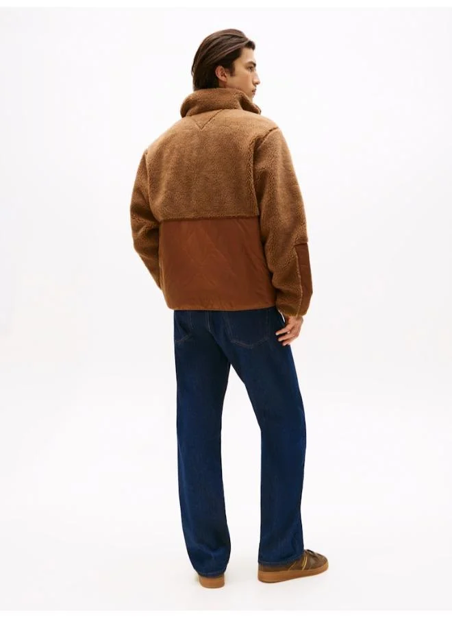 تومي جينز جاكيت تيدي مبطن مريح