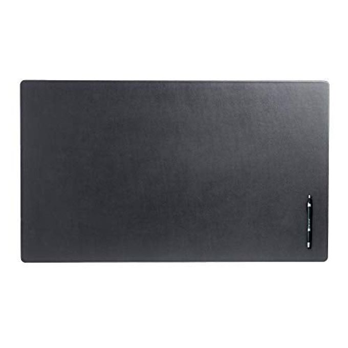 Dacasso Pad Without Side Rails Luxury Leather Blotter For Writing-Executive Desk Surface Protector, 34 X 20, Black - Image 4