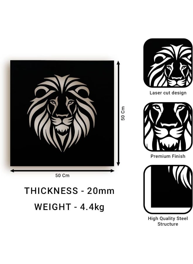RIGID Metal Lion Wall Art 2 - Image 2