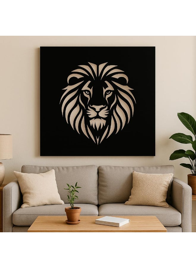 RIGID Metal Lion Wall Art 2 - Image 1