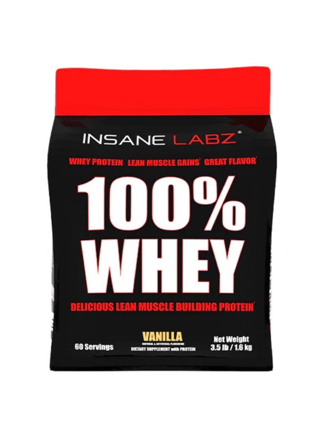 Insane Labz 100% Whey 3.5lb Vanilla