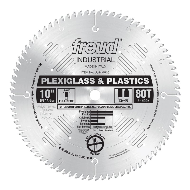 Freud LU94M010 10 Plastic Blade