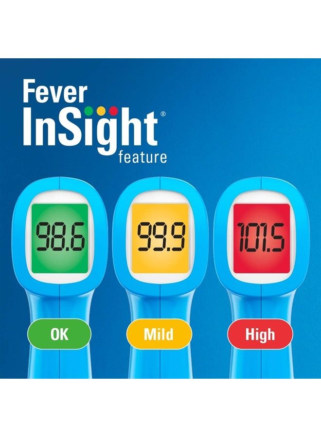 Vicks مقياس حرارة بالأشعة تحت الحمراء بدون تلامس للجبهة، الطعام والاستحمام – مقياس حرارة بدون لمس للبالغين، الأطفال، والرضع – سريع، موثوق، ودقة مثبتة سريرياً