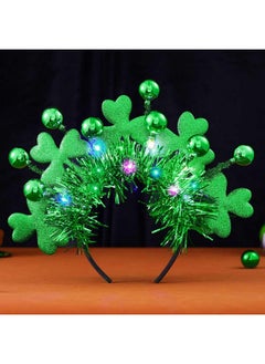 Light Up St Patrick'S Day Headband Led Shamrock Hair Band Green Irish Headband Rave Party Costume Headwear Hair Accessories For Women And Girls - pzsku/ZF2CEB26EACBE3B62E0BDZ/45/_/1718645552/89b54310-fd45-469d-b4c2-0d4699d0f2a4