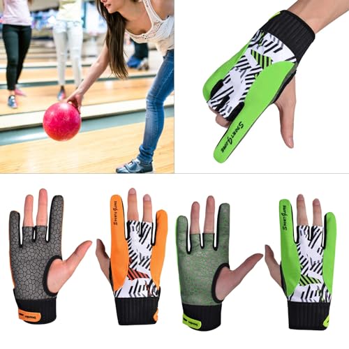 NUEAYMS 1 Pair Right Hand Bowling Gloves for Wristband Bowling Accessories Anti-Slip Sports Gloves with Wrist Support, Slip Resistant, Breathable, Men's Bowling Gloves - Image 3
