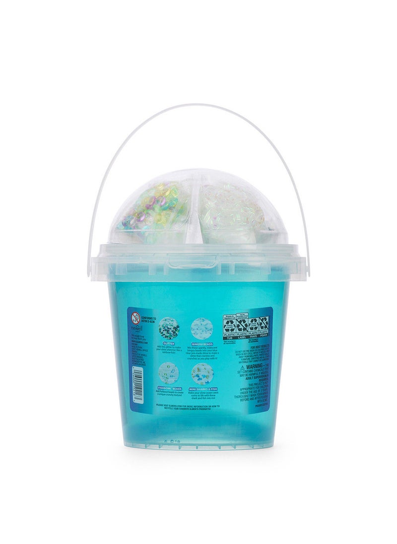Elmers - Elmer’s Gue Pre-Made Slime Deep Gue Sea  Slime Kit Includes Storage Container - Blue, 680 ml Bucket - Image 1