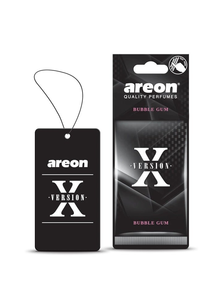 Areon Car Air Freshener Bubble Gum X Version – Sweet and Long-Lasting Fragrance