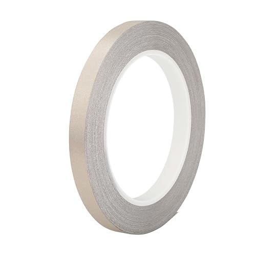 SICCOMA Faraday Cloth Tape Double Conductive Cloth Adhesive Tape for EMI Shielding, Wire Harness Wrap, Grounding, Guitar Interference Signal Blocking, Electrical Repair (0.4inx66FT) - Image 1