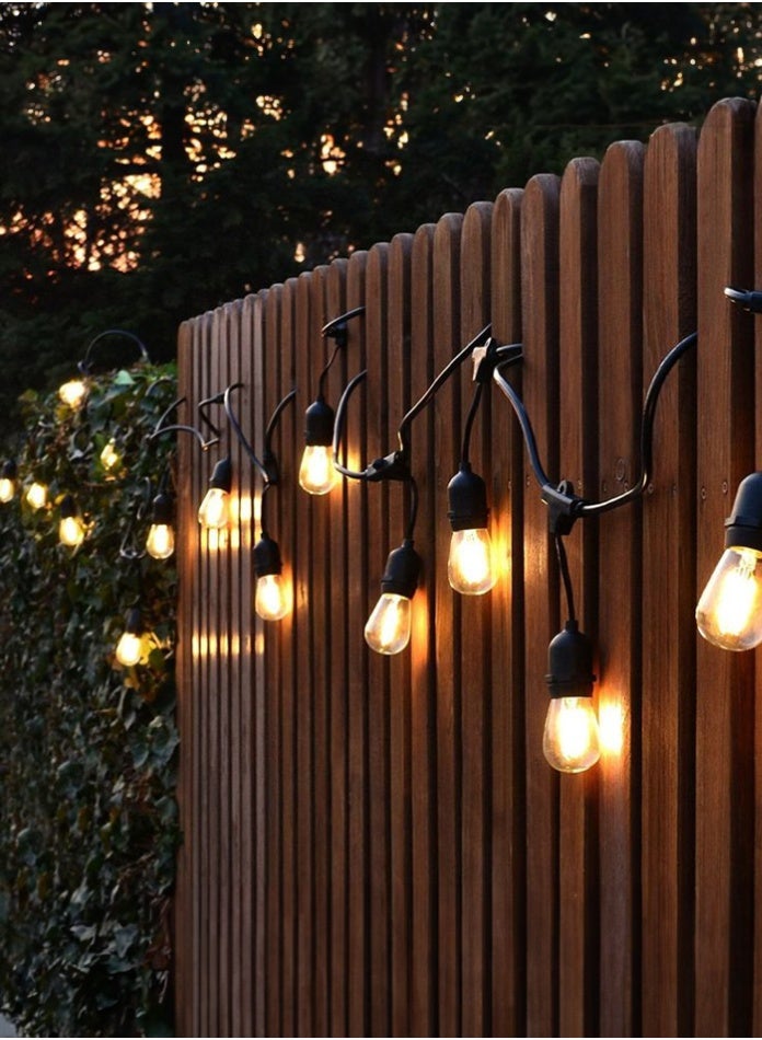 MODI Vintage Warm White LED String Light Set – 5M Cable with 10 Bulb Holders + 10 Edison-Style LED Bulbs – Indoor & Outdoor Decorative Lighting - Image 4