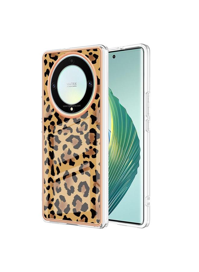 اس-توب جراب لهاتف Honor X9a / Magic5 Lite، جراب هاتف IMD مزدوج الجوانب من الرخام المطلي بالكهرباء - Image 1