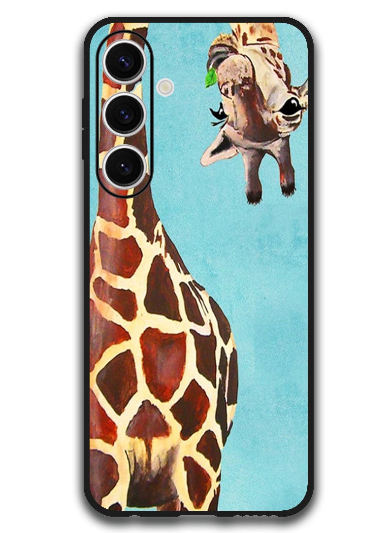 Theodor Protective Case Anti Scratch Shock Proof Bumper Cover For Samsung Galaxy S24 FE Giraffe - Image 1